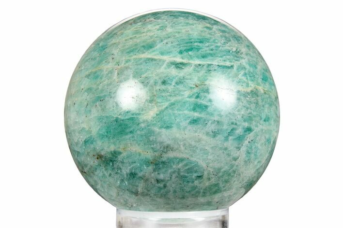 Chatoyant, Polished Amazonite Sphere - Madagascar #260922
